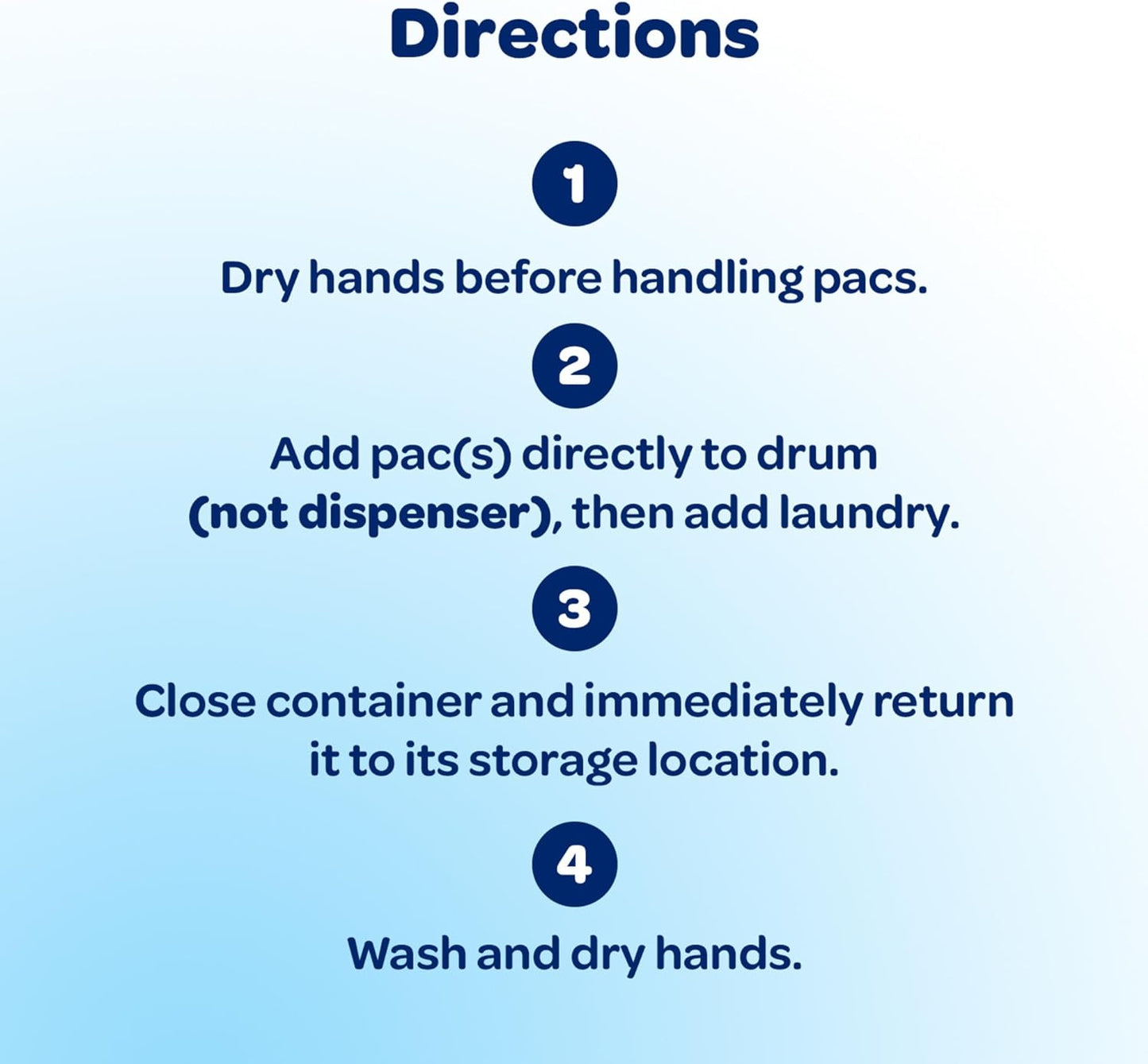 all Free Clear Mighty Pacs Laundry Detergent, for Sensitive Skin, Unscented and Dye Free, 80 Count