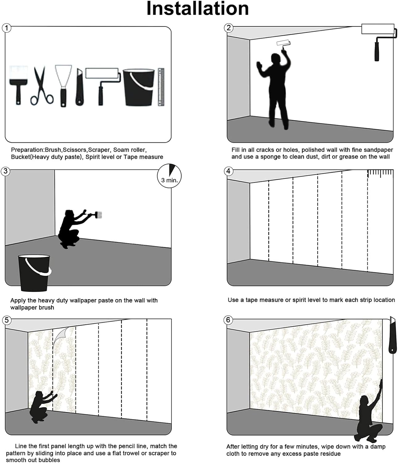 Mountain with Lake Photo Wallpaper Landscape Wall Mural for Bedroom Living Room TV Background Sofa Wall (not self-Adhesive)