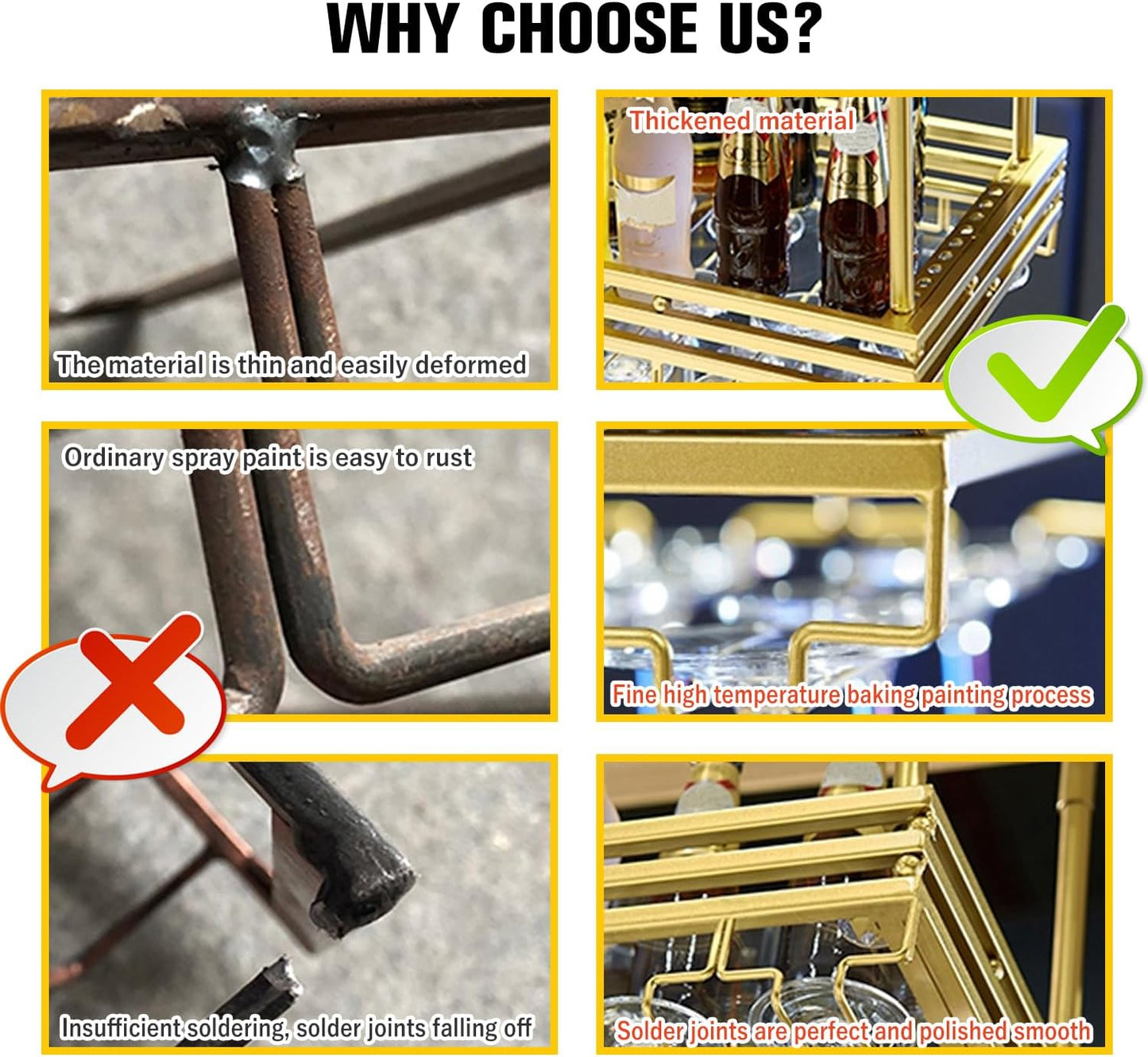 Ceiling Wine Rack&Hanging, Adjustable Hanging Wine Rack with Acrylic Board for Bar Cafe Kitche, 39.4''x13.8'' Iron Hanging Wine Glass Racks, Wine Bottle, Goblet Stemware Rack, Mug Rack-Gold