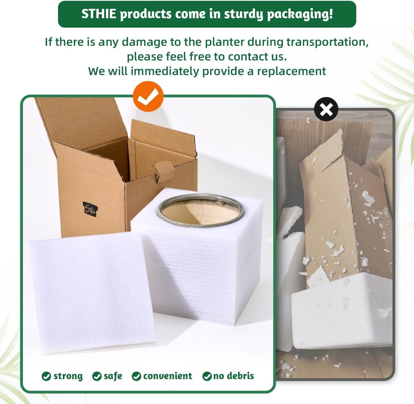 Ceramic Plant Pots with Drainage Holes and Saucers, Round Blue Flower Pots for Indoor Plant, Diameter 3.3/4.3/5.5 Inches Small Mini Flower Planters Set of 3