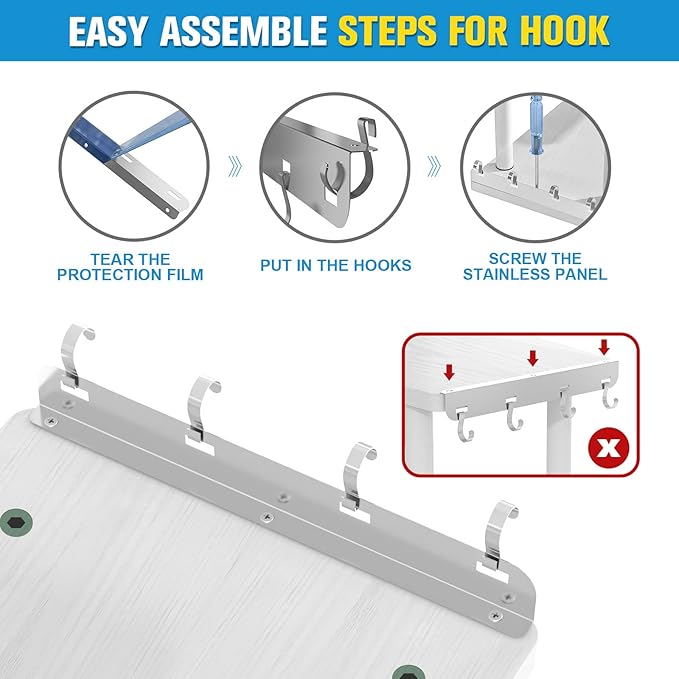 JayRex Bathroom Organizer Countertop Corner Shelf, 3 Tier Moveable Organizer for Make Up, Dresser Table, Desktop (White)
