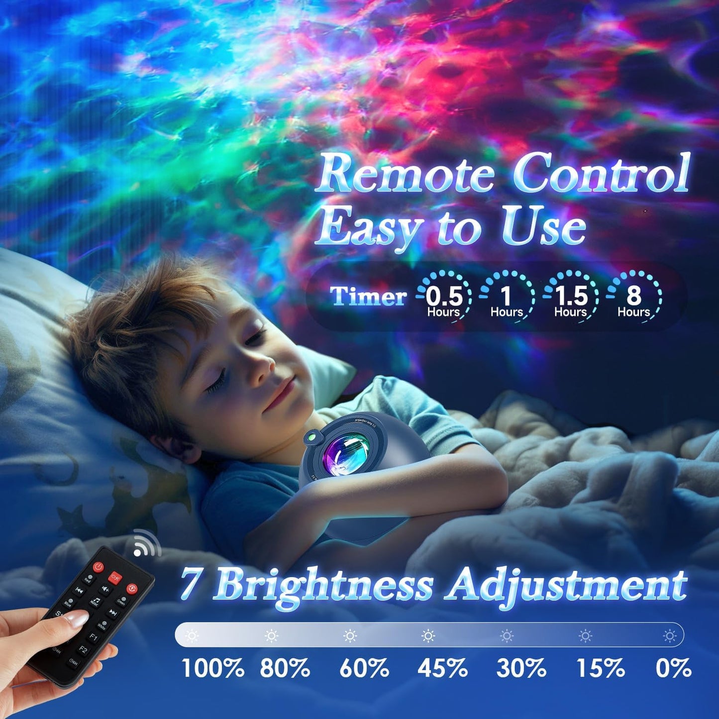 Star Projector Galaxy Light Projector for Bedroom, 15 Colors+15 White Noise Galaxy Projector for Bedroom Kids,Bluetooth Room Projector Lights for Bedroom Star Night Light Projector for Kids Room Gifts