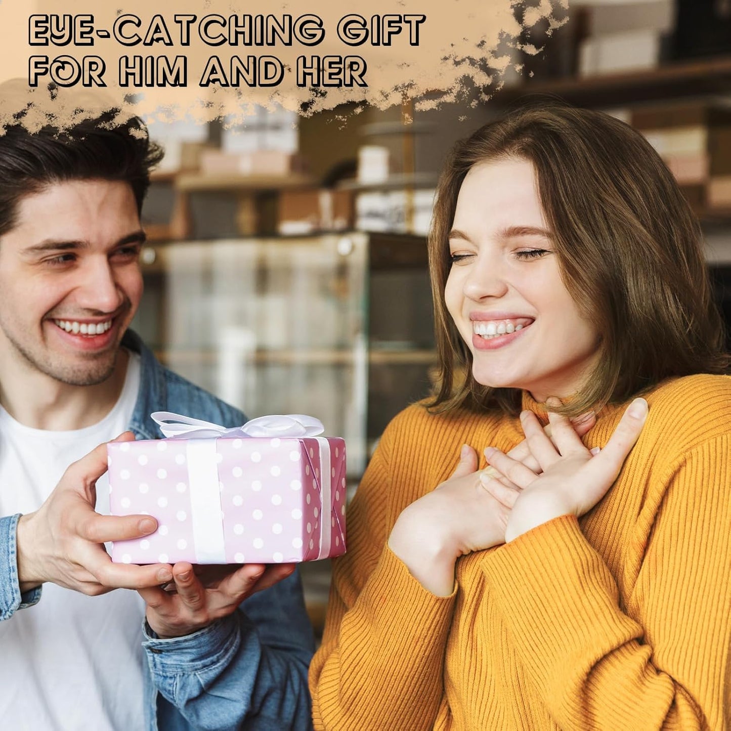 Ceramic Tiles for Crafts, GOH DODD 36 Pack Unglazed Blank Coasters with Cork Backing for Alcohol Ink Painting Acrylic Pouring Art Projects Housewarming Gifts Wedding School Education, Round, 4 Inch