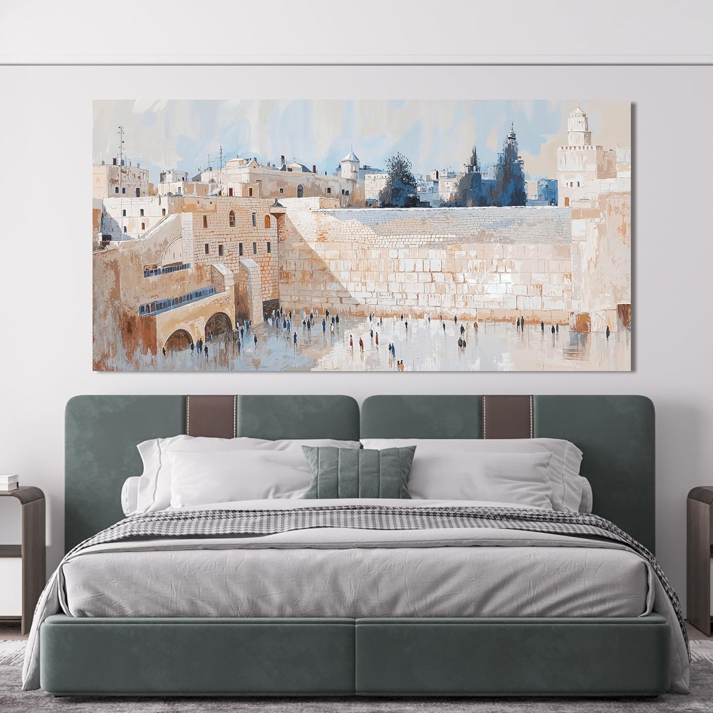 Canvas Wall Art Decor Pictures Beige Large Wall Art Decorations For Living Room Vintage Canvas Oversized Wall Art Decor Artwork For Walls Prints Pictures For Bedroom Office Wall Decor 29" X 58"