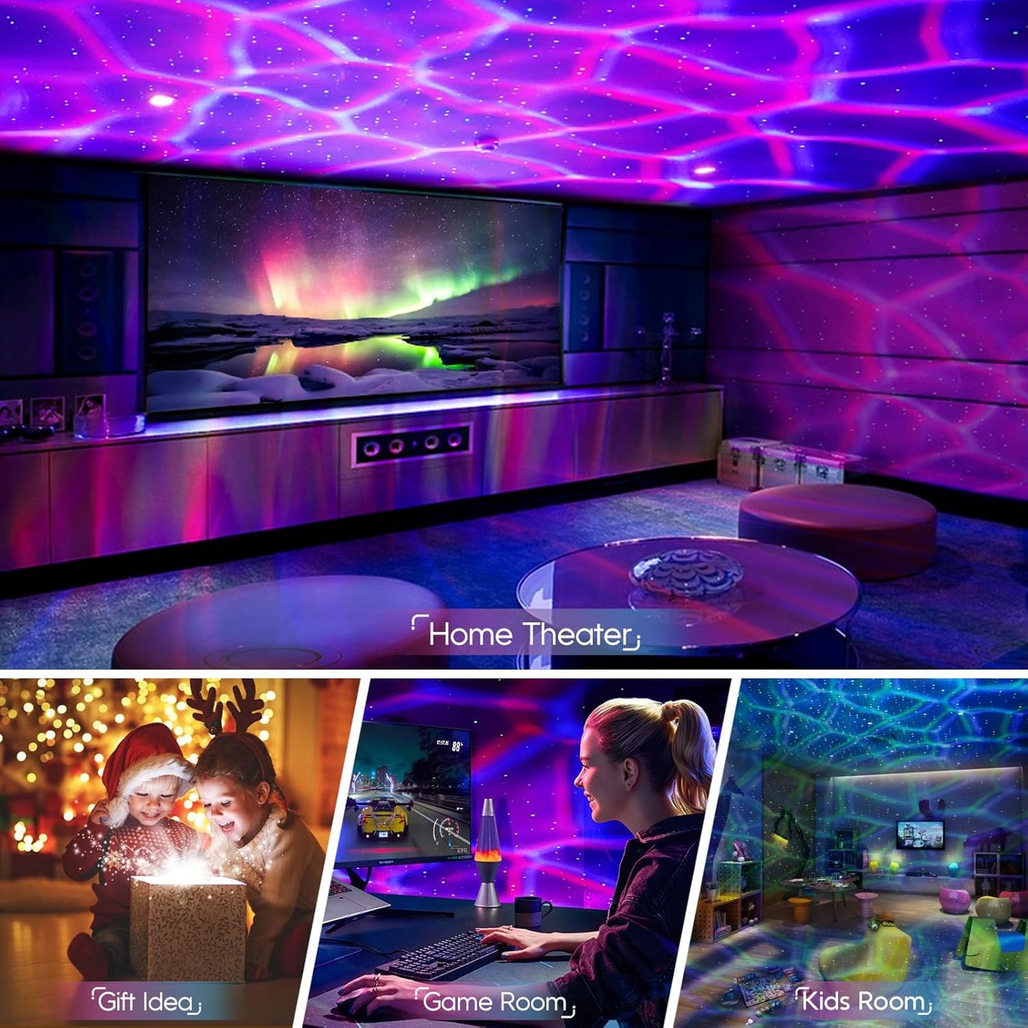 Rossetta Astronaut Galaxy Projector Night Light with Timer and Remote, Kids Adults Room Decor, Party, Gifts for Christmas, Birthdays