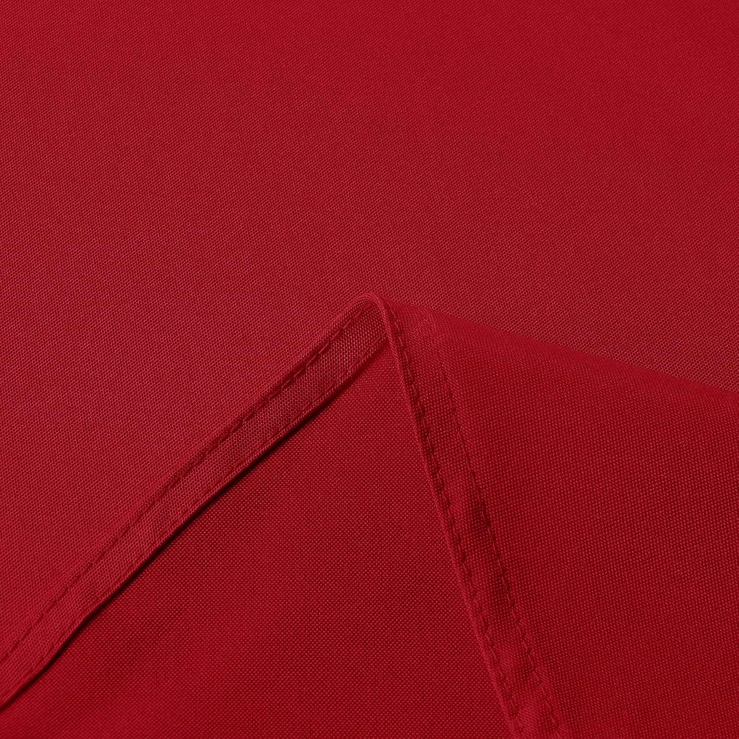 sancua Rectangle Tablecloth - 60 x 120 Inch - Stain and Wrinkle Resistant Washable Polyester Table Cloth, Decorative Fabric Table Cover for Dining Tables, Buffet Parties, Christmas Red