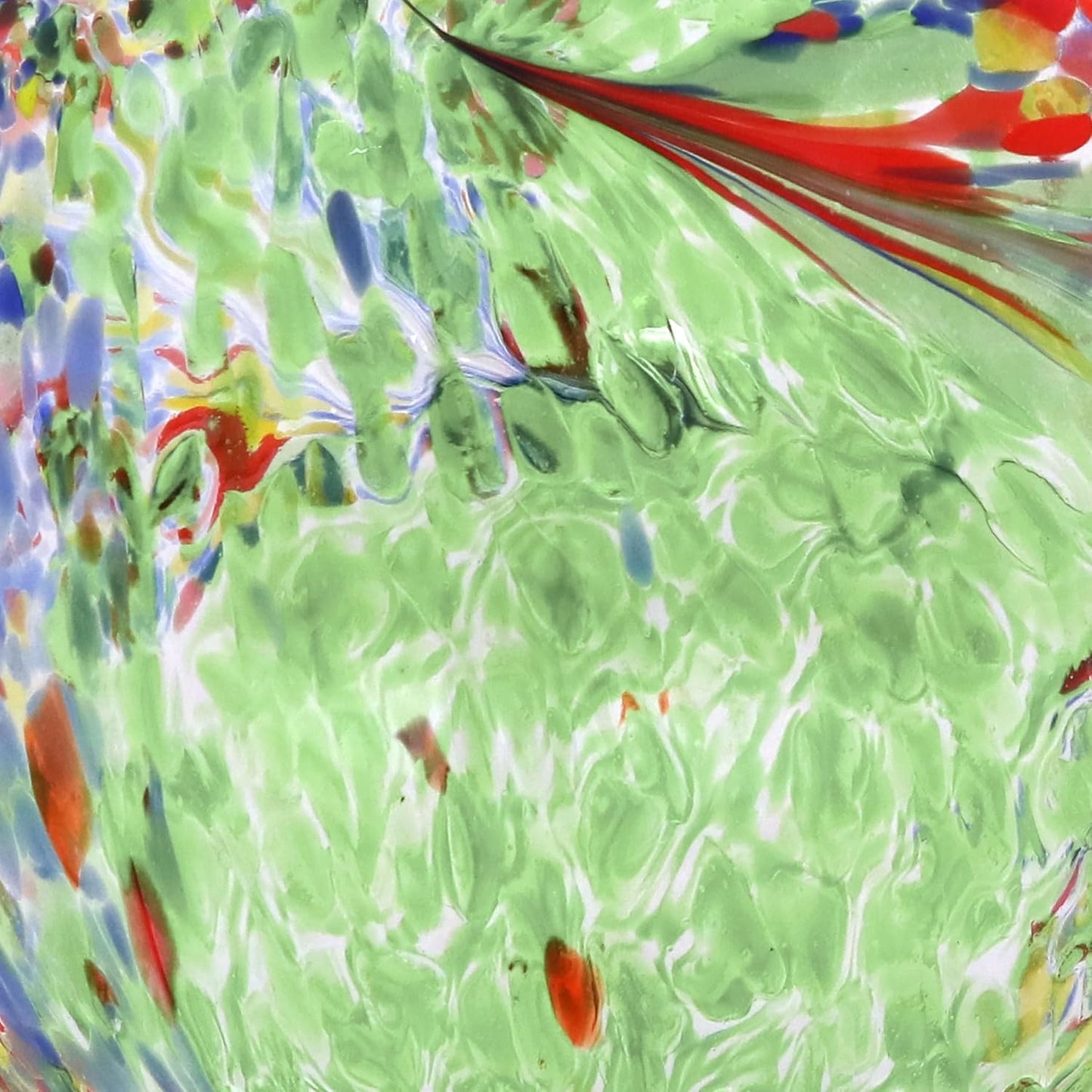 Sunnydaze 10-Inch Gazing Ball for Garden - Glass Gazing Globe for Outside - Garden Orb Yard Decor - Green Artistic