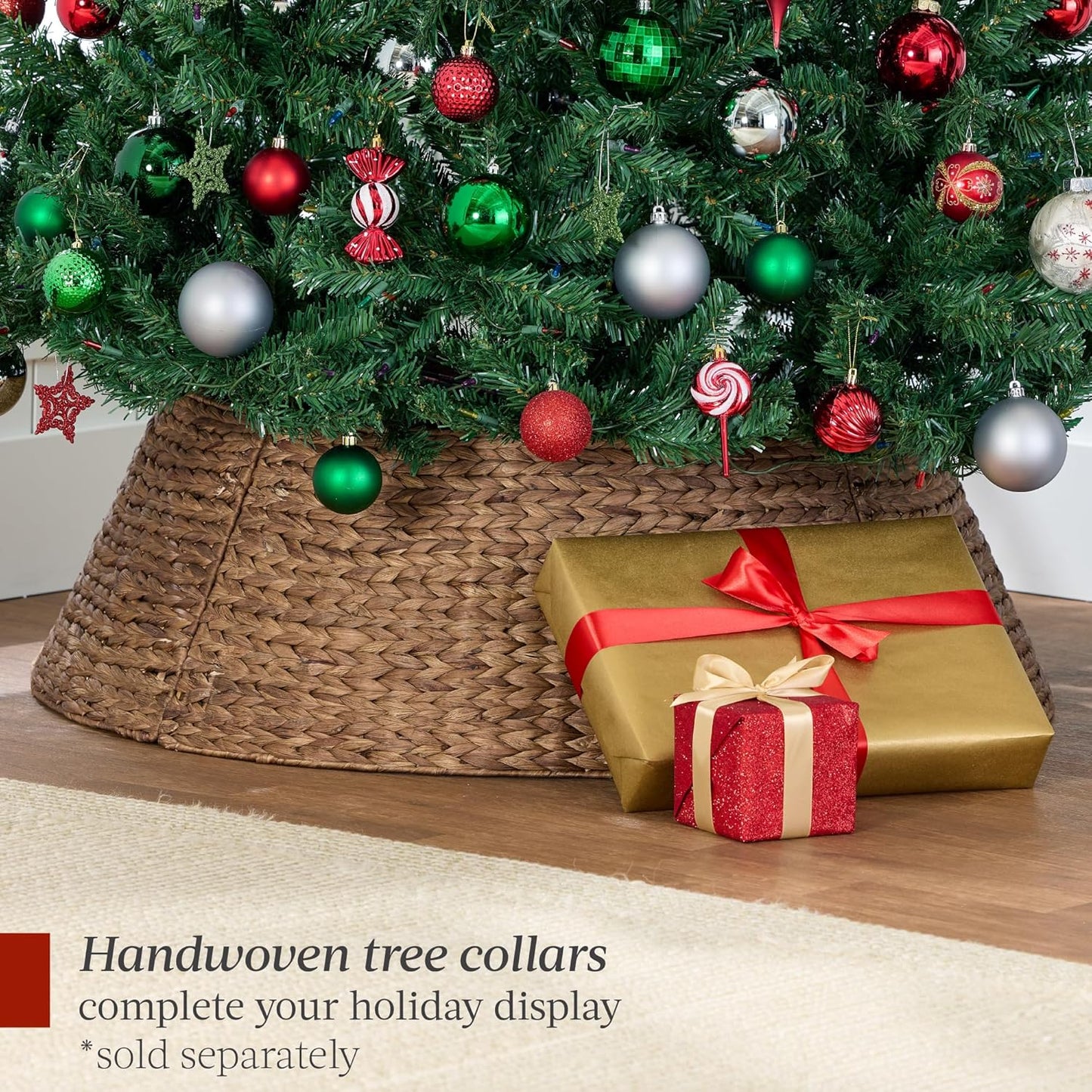 Best Choice Products Artificial Christmas Tree, 12ft Premium Unlit Realistic Spruce Holiday Décor w/Dense Branches, Easy Assembly, Metal Base