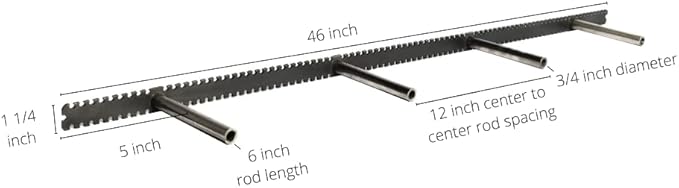 Floating Shelf Brackets - Sheppard Brackets - Easy Install - Heavy Duty (46 inch Build Kit)