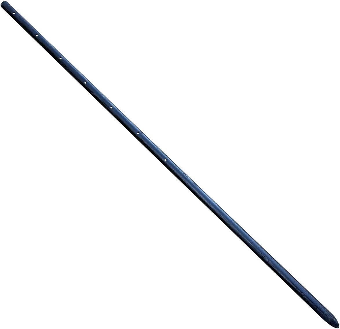 Sandbaggy Round Steel Concrete Form Stakes with Nail Holes - Rust Resistant Coating - Removable, Reusable (50, 3/4 in X 36 in)