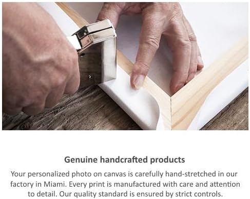 Photo.Gifts Custom Canvas Prints with Your Photos 30x16 Inches - Customize with Picture & Text - Made in USA Personalized Photo on Large Canvas Print Wall Art - Pesonalized Gift