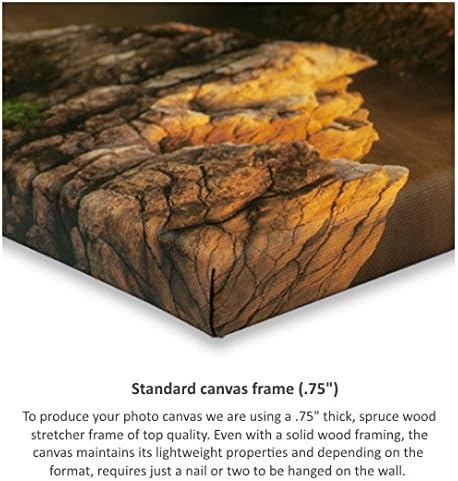 Photo.Gifts - Personalized Custom Canvas Prints 14x10 Inch - Customize with Your Picture & Text - Canvas Wall Art for Bedroom, Living Room, Office - Personalized Photo Gifts