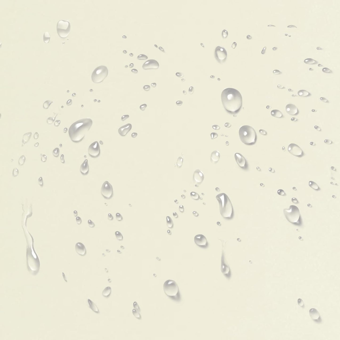 SuperO Waterproof Spandex Table Cover for 8FT Table Universal Fitted Stretch Tablecloth for Party, Banquet, Wedding and Events-Ivory