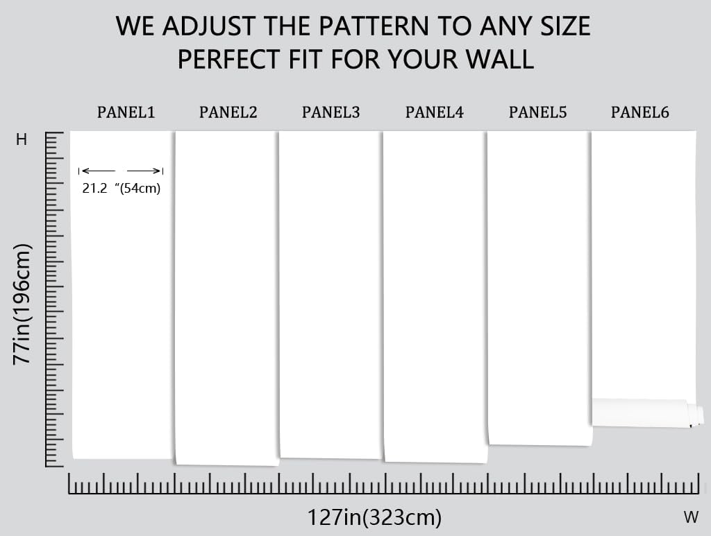 Rose Leaves Oil Painting Wallpaper, Large Wall Background Mural for Bedroom and Living Room(Non-self-Adhesive)