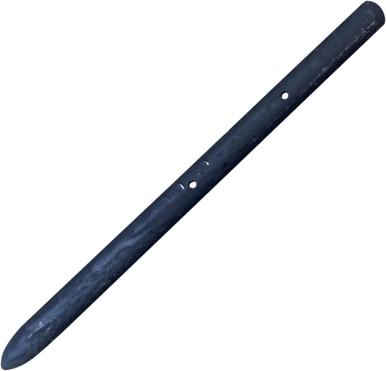 Sandbaggy Round Steel Concrete Form Stakes with Nail Holes - Rust Resistant Coating - Removable, Reusable (80, 3/4 in X 12 in)