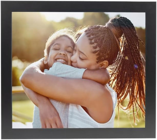 Custom Canvas Prints with Your Photos – Personalized Picture To Canvas Wall Art, Perfect for Home Decor, Gifts & Keepsakes, Ready to Hang (18" L x 24" W x .75”D, Classic Black)