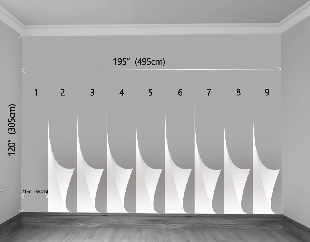 Wall Mural Fall Forest Stream Wallpaper Wall Decoration Print Picture Image Design for Bedroom, Living Room, Kids Room (Not Self-Adhesive)