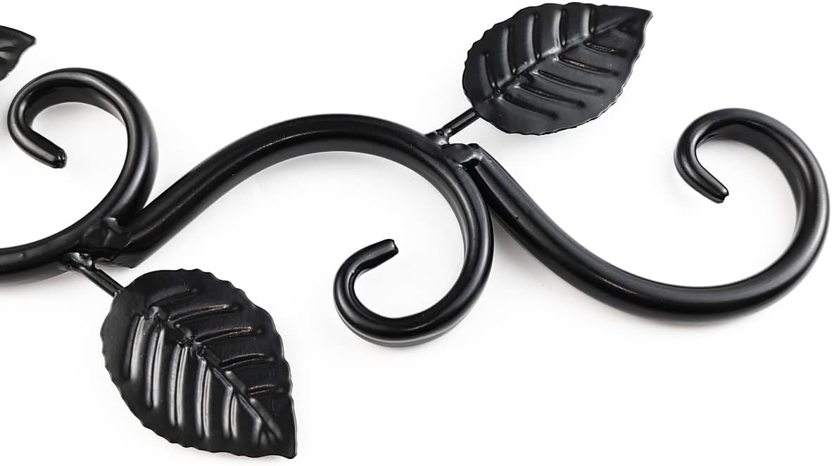 TIHOOD 4PCS Plants Hangers Outdoor Indoor Decor, Wall Hooks for Hanging Plant Bracket, Plant Hooks for Bird Feeder, Wind Chime, Lights, Lanterns