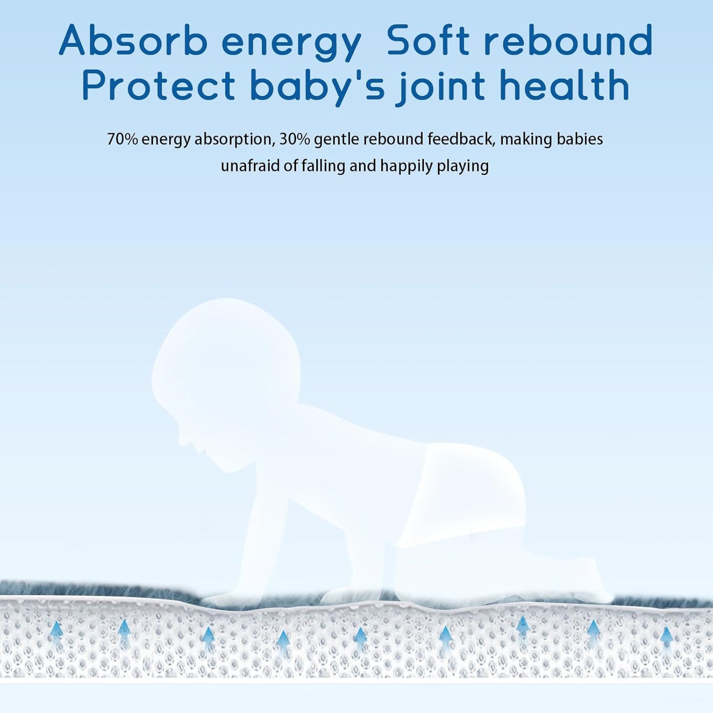 Baby Play Mat for Floor Tummy Time Mat Nursery Muscle Area Playroom Rug Tatami 79"x138" Memory Foam 1.3" Thick Crawling For Babies,Toddlers, Infants, Kids,Floor(Green)