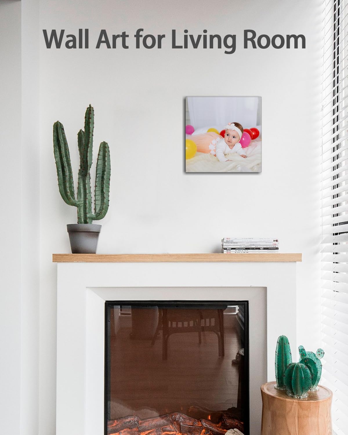 Personalized Custom Canvas Wall Art, Custom Canvas Prints with Your Photos for Living Room, Bedroom, Wedding Pet Baby Family Photo Framed Wall Art, Customized Photo Gift for Family，Friend，Lover，Pet