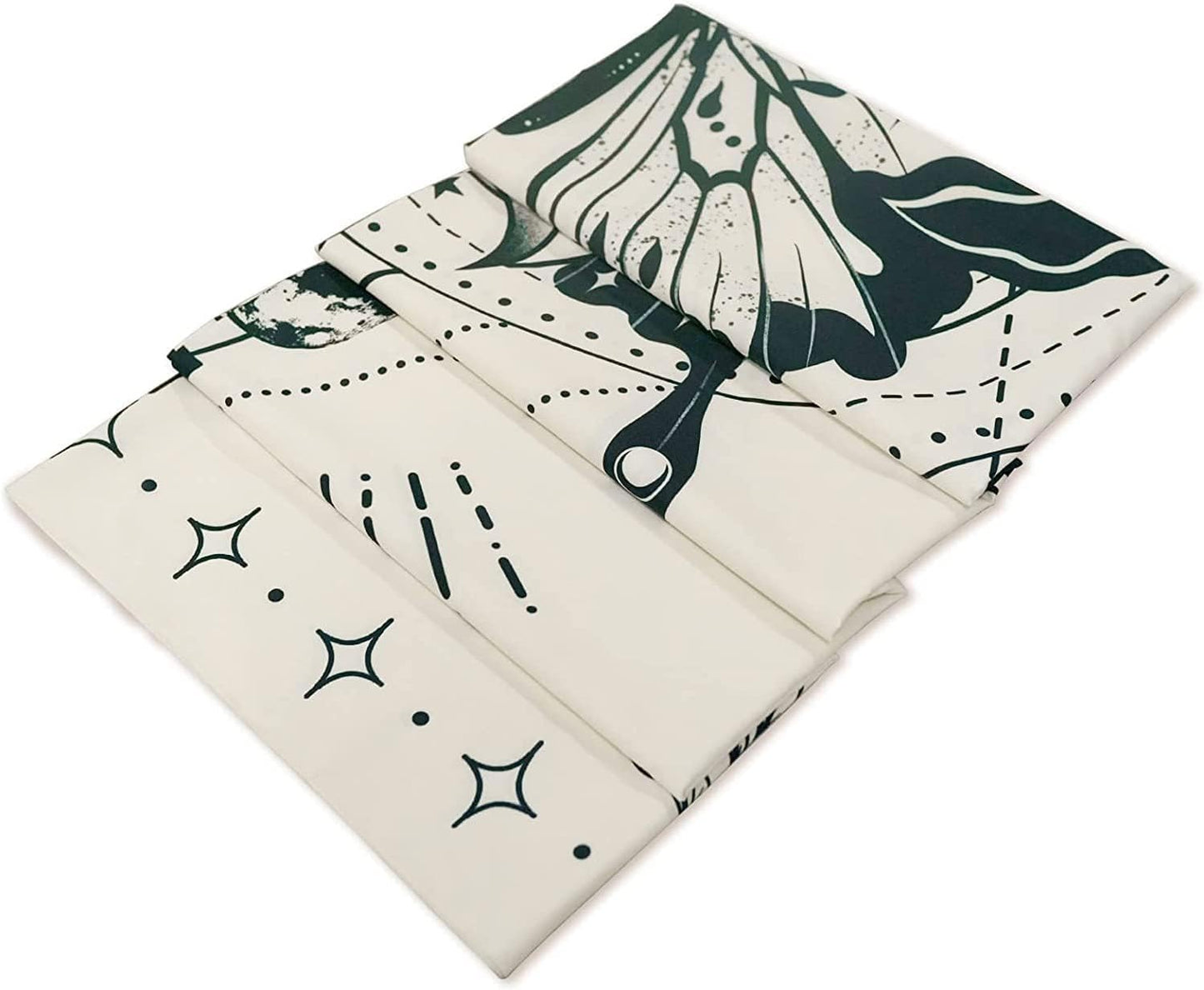 Lunerfex Boho Butterfly Tapestry Small Tapestry Tarot Tapestries Moon Phase Aesthetic Tapestries Wall Hanging for Bedroom and Living Room Decor Butterfly 70×90 Inches