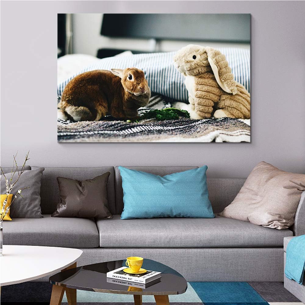NWT Custom Canvas Prints with Your Photos for Pet/Animal, Personalized Canvas Pictures for Wall to Print Framed 8x10 inches