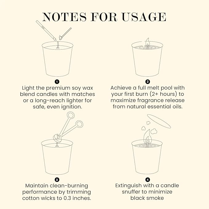 M&SENSE Natural Soy Candle| Puffy-Cloud Dream | 5.3 oz | Minimalist Scented Candle for Relaxation, Gifting, Home Décor | for Bedroom, Office, Party Small