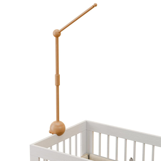 Baby Crib Mobile Arm,32.5 Inch Crib Mobile Stand,Wooden Mobile Arm for Crib（2 Modes, 360°Adjustable,100% Beech Wood Boy Girl Mobile Holder for Crib Nursery Decor Baby Mobile Hanger