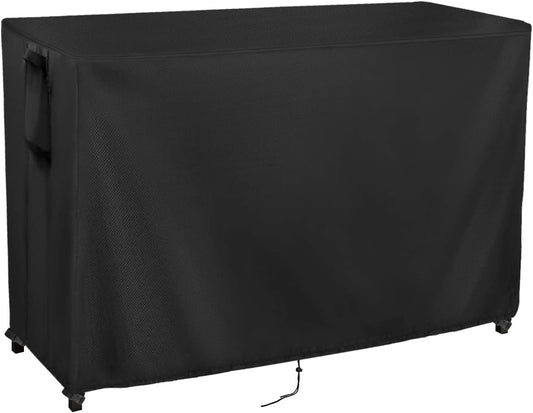 Kingling Outdoor Prep Table Covers, Waterproof Stainless Steel Table Cover Metal Table Cover Protection for Patio Kitchen Prep/Work Table - 72''L x 24''W x 55''H