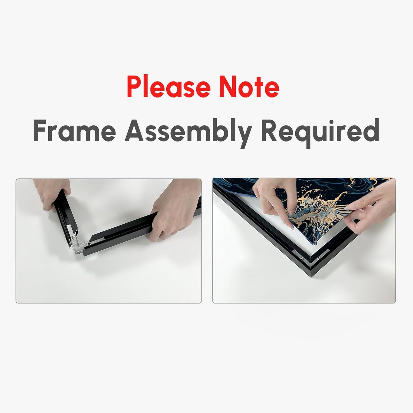 SIGNWIN 36"x72" Extra Large Framed Wall Art Misty Forest in Sepia Tones, Watercolor Woodland Landscape for Home Living Room Bedroom Decor (Frame Assembly Required)