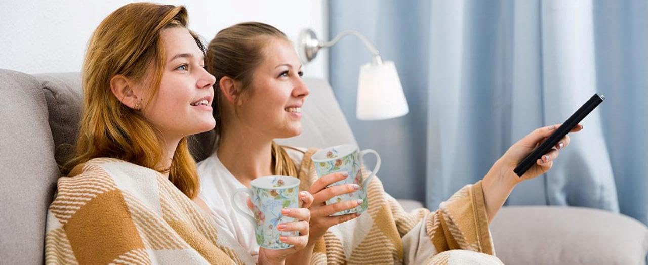 Lightahead Elegant Bone China Two Coffee Mugs Set in Floral Design 10.8 oz Each Cup in Attractive Gift Box