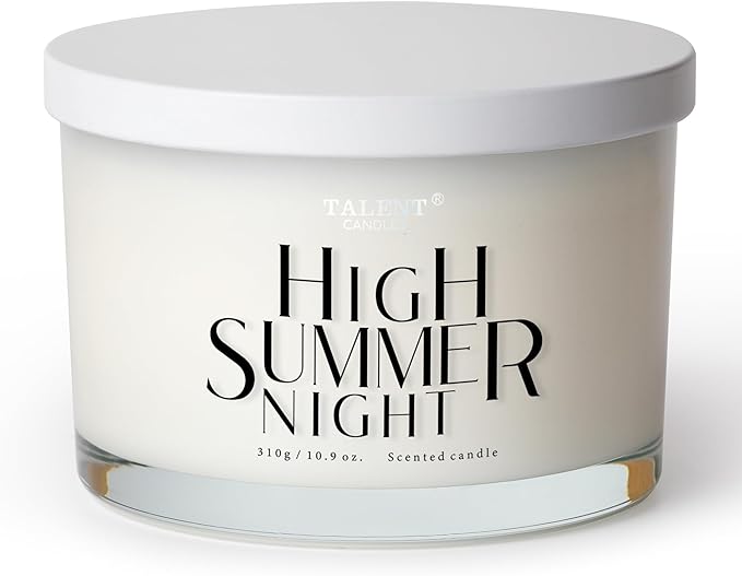 Scented Candles for Home - Large 3 Wick Jar Candles - Natural Soy Wax Candles Gifts for Women & Men - Aromatherapy Aesthetic Candles