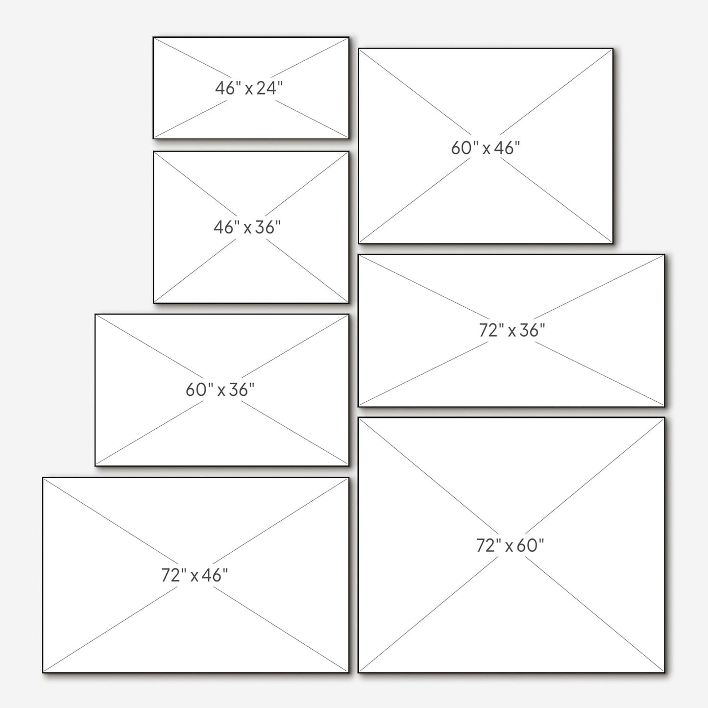 SIGNWIN 30"x60" Extra Large Framed Wall Art Neutral Cloudy Abstract Illustration, Soft Atmospheric Design for Home Living Room Bedroom Decor (Frame Assembly Required)