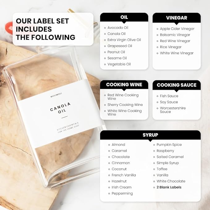 Molimoli Olive Oil Dispenser Bottle for Kitchen, Automatic Pourer, Glass Dispenser for Kitchen, Olive Oil Cruet, | Set of 4 - Gold