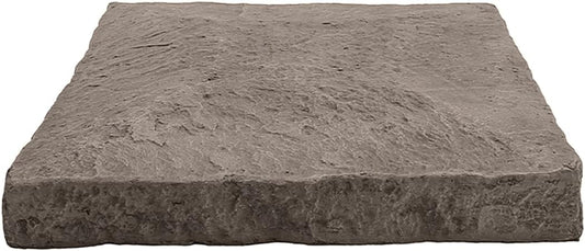 GenStone Faux Stacked Stone Flat Pillar Cap 13.5" x 13.5" x 1.75" in Desert Sunrise Color for Do It Yourself Friendly Home Improvement Projects
