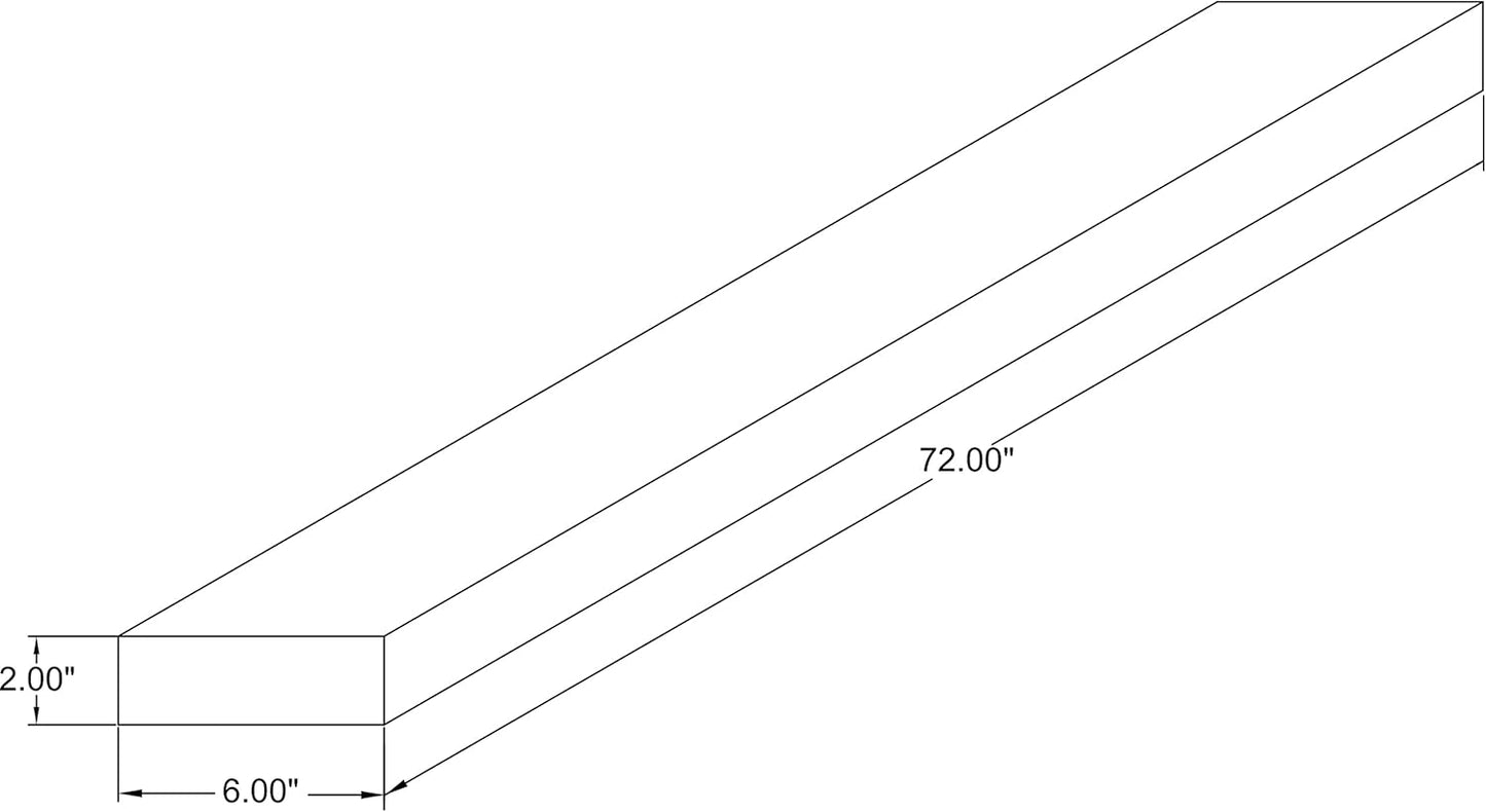 joelsantiques 72 Inch Wooden Floating Shelves for Wall - 72x6x2 in - Made of Natural Wood - Long Heavy Duty Rustic Wall Shelves for Bedroom - Perfect for Living Room, Kitchen - Gray