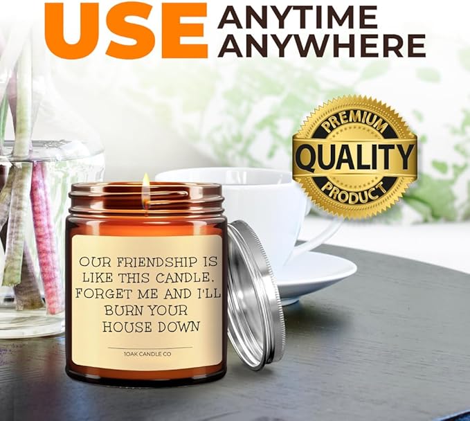 1OAK Vanilla Candle - Best Friend Candle for Women - Friendship, Christmas & BFF Gifts