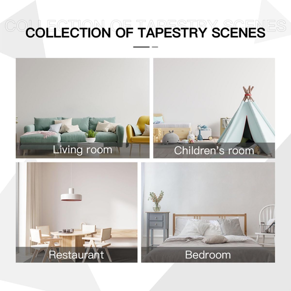 Nature And Landscape Tapestry For Bedroom Sun Evening Sun Bluebell Wood Tapestries Wall Hanging For Living Room Dorm Office 60×50 In