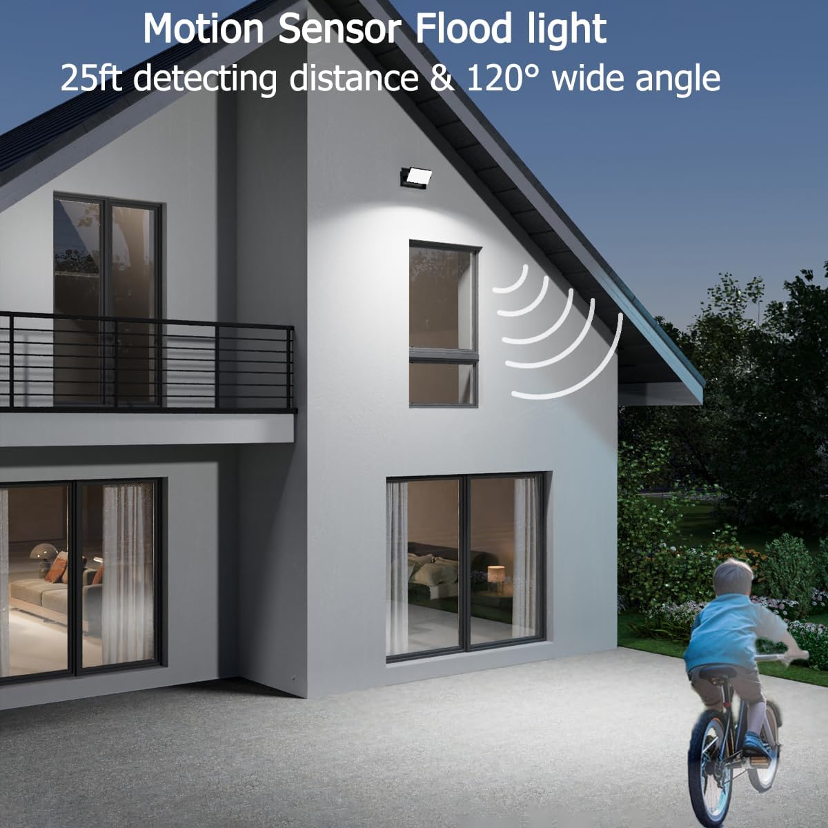 40W LED Wall Pack Lights Outdoor Motion Sensor,360 °Rotation 5000K 6000K 4000K Selectable Exterior Flood Lighting Fixture Sconce for Porch Garage Patio