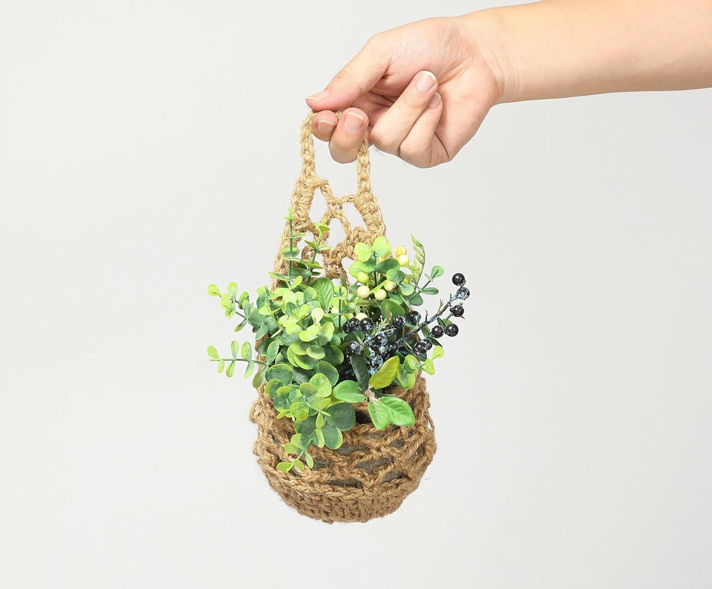 3PK Wall Planters for Indoor Plants, Macrame Plant Hanger | Wall Planter, Plant Hanger, Hanging Planter (3PK, for 4 inch Pot)