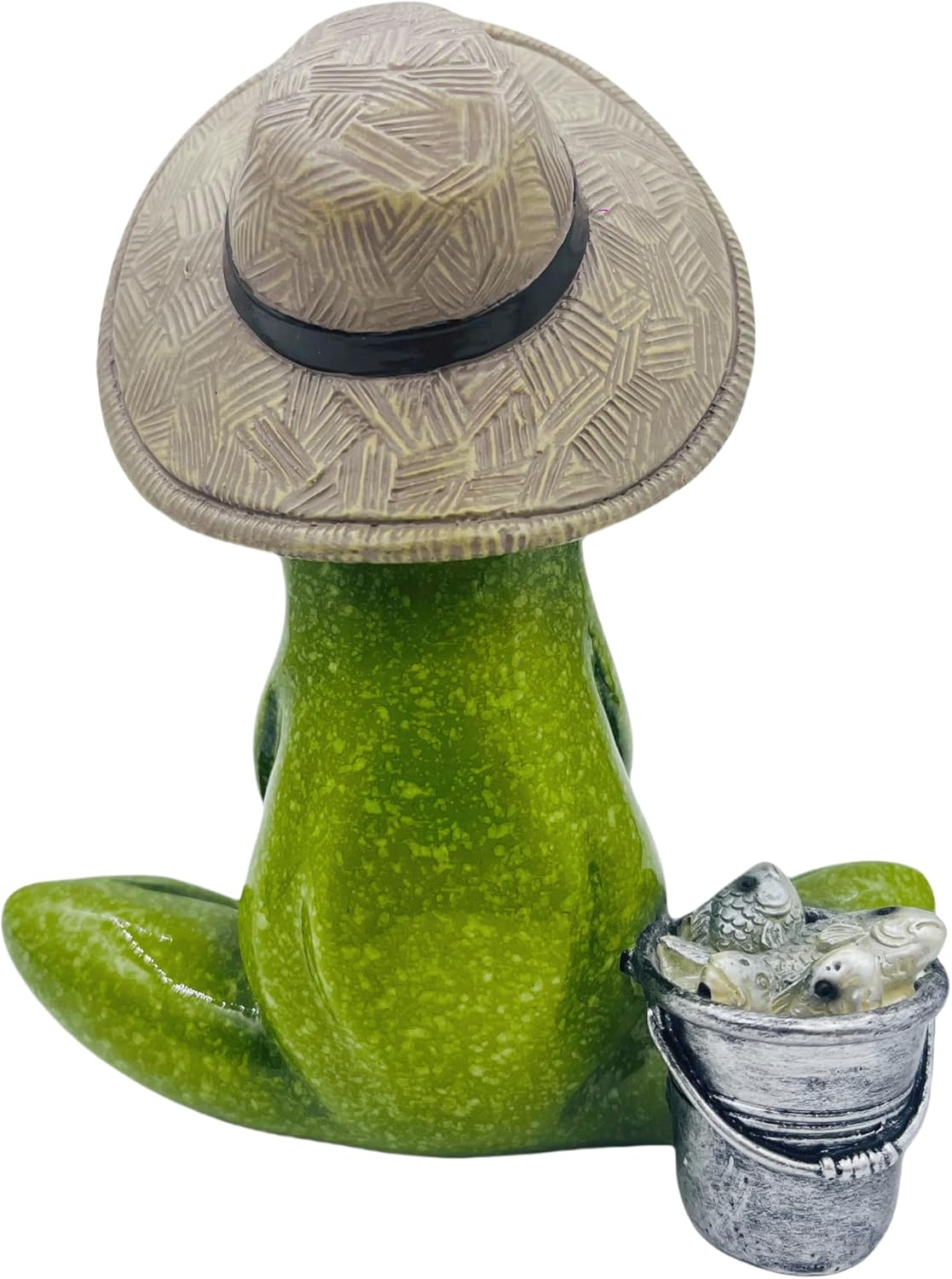 Frog Fishing Decor, Summer Garden Statues, Ocean Beach Decorations, Home Bookshelf Desktop Statues Shelves Bathroom Decorative Ornaments Gift (Frog Fishing)