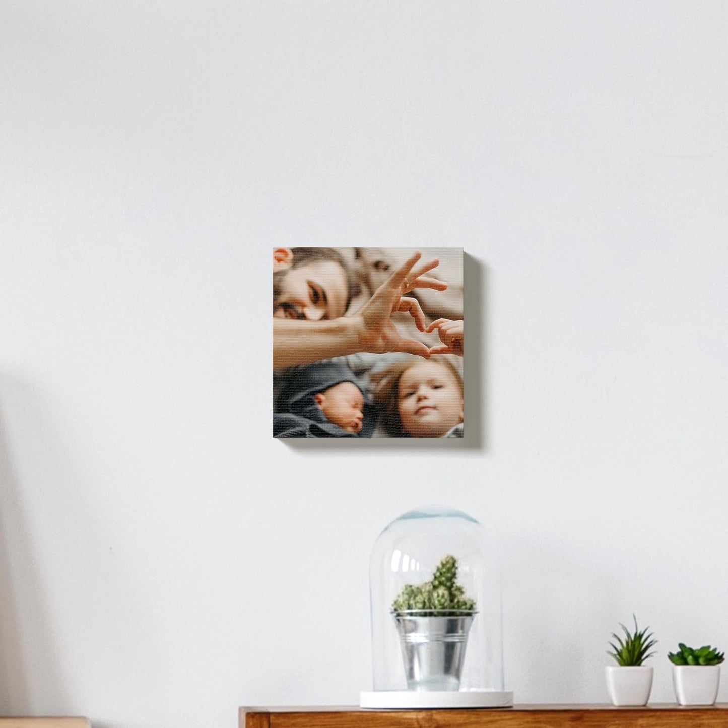 BuildASign Custom Canvas Prints with Your Photos – Personalized Picture To Canvas Wall Art, Perfect for Home Decor, Gifts & Keepsakes, Ready to Hang (8" L x 8" W x .75”D)