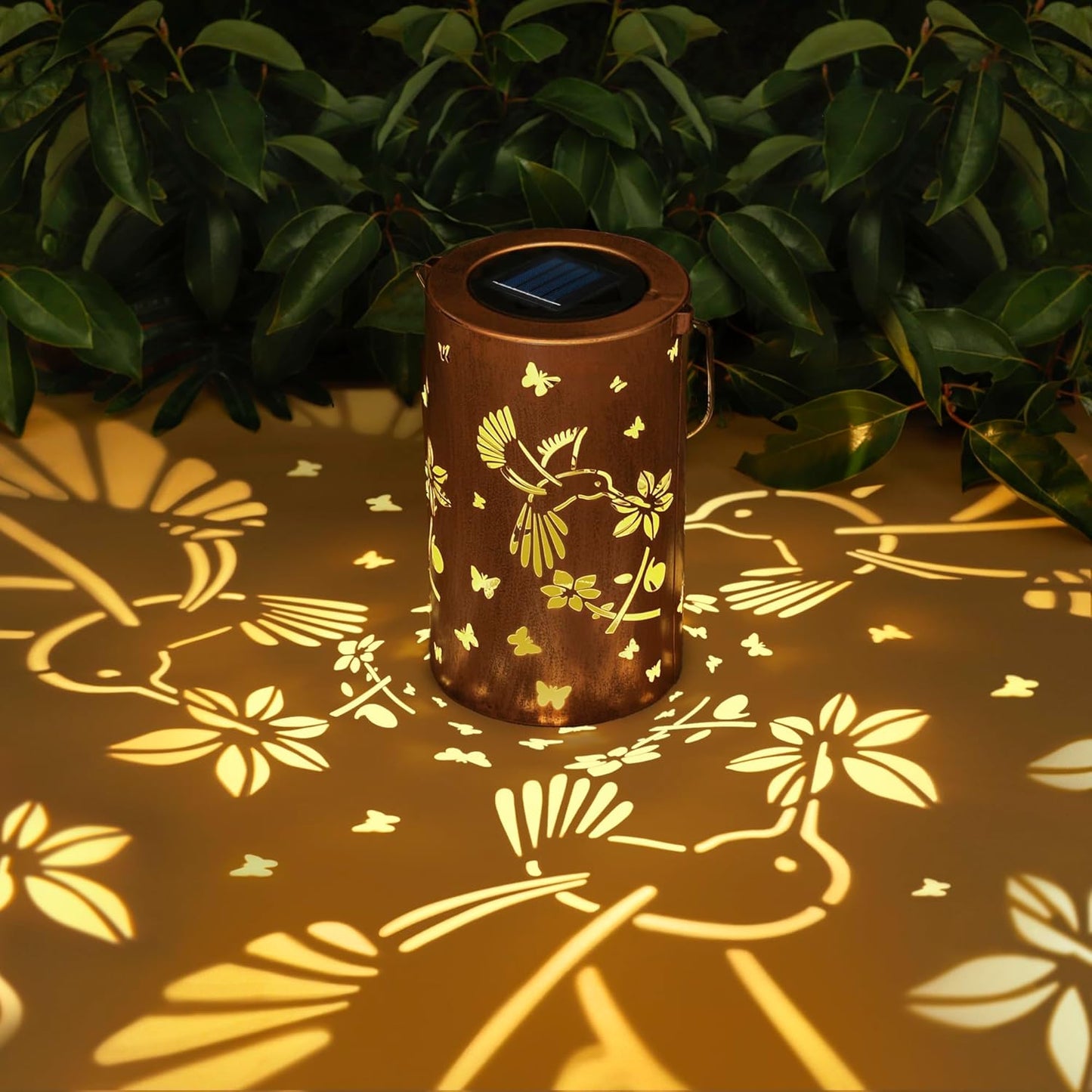 Solar Lanterns Outdoor Waterproof, Hummingbird Birthday Gifts for Women Men, Hanging Solar Lantern for Yard, Patio, Porch, Backyard, Landscape, Garden Decor