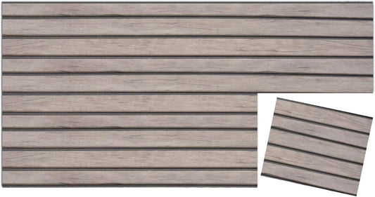 IZODEKOR 3D Wood Effect Wall Panels - Faux Wood Paneling for Living Room, Kitchen, Bathroom and More | Natural Wood Look | Easy Application | Shadow Touch (10" x 10")