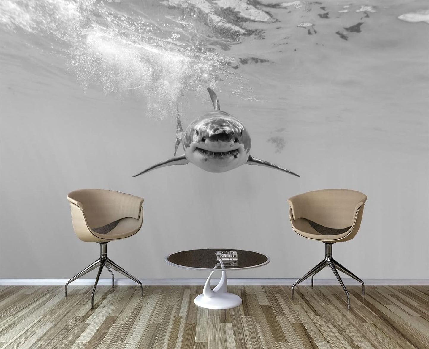 Shark Wall Mural Wallpaper for Bedroom 103" x 69"