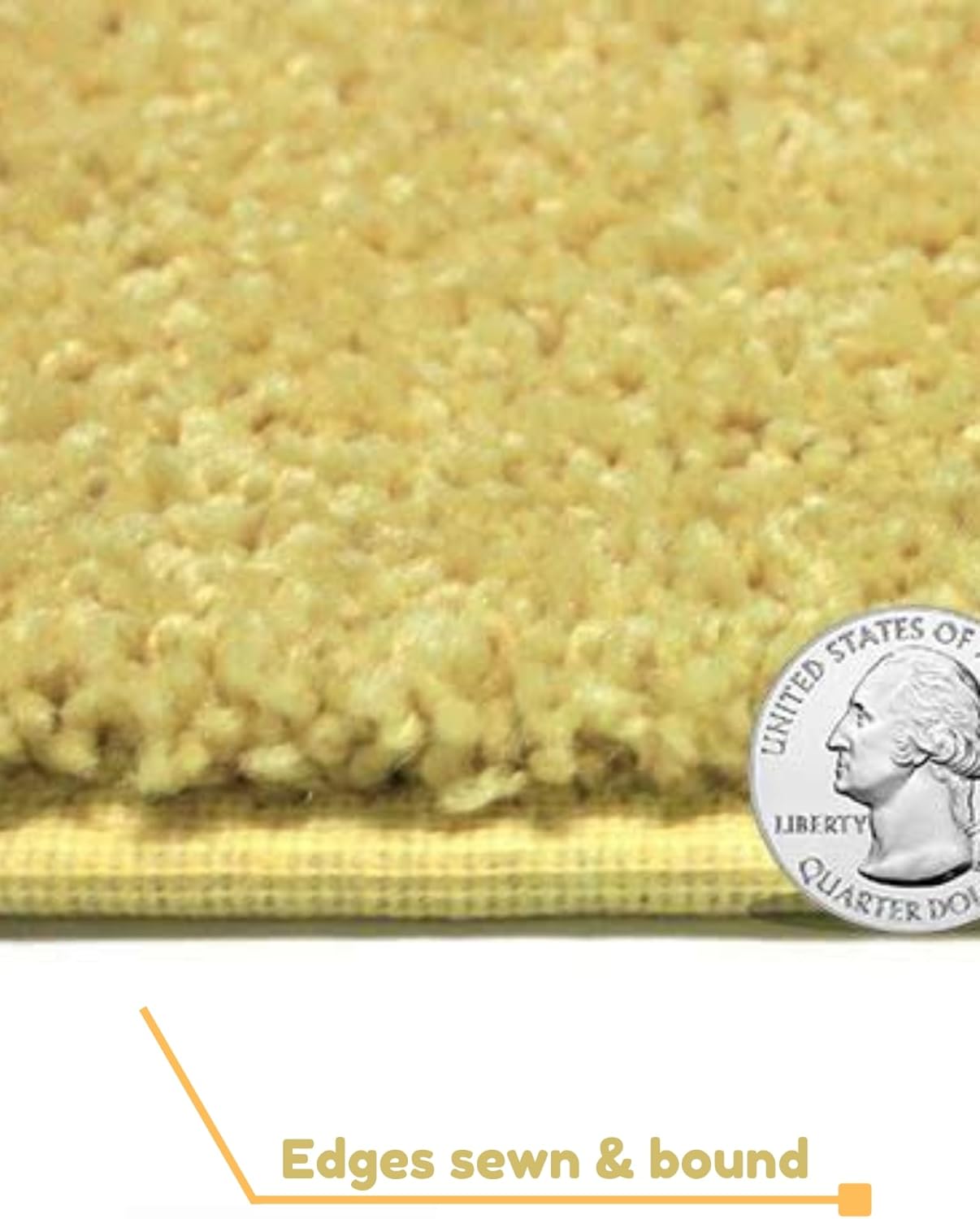 KOECKRITZ Soft and Colorful Kids Classroom Area Rugs (Passes Flammability Pill Test) Many Sizes and Bright Colors to Select from (10' Round, Lemon)