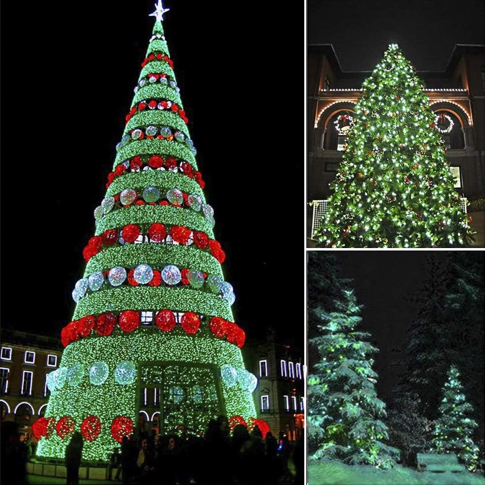 33FT 100 LEDs String Lights Waterproof Fairy Lights 8 Modes with Memory 30V UL Certified Power Supply for Home, Garden, Wedding, Party, Christmas Decoration Indoor Outdoor (Green)