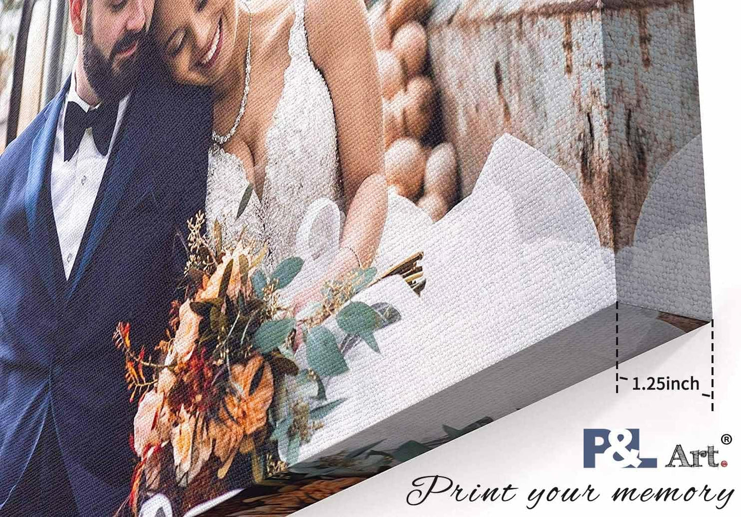 Personalized Custom Canvas Prints: Photo On Canvas (Framed Canvas, 8x10) Transform Your Photos into Stunning Framed Wall Art Digitally Printed Photo To Canvas Ideal for Home Decor, Gifts Keepsakes.