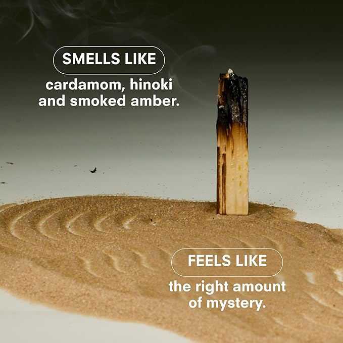 Hinoki Fantôme Scented Candles for Men and Women - 8.5 oz - Soy, Coconut Wax Candle Blend - Aromatic Candles for Home with Japanese Cypress, Jasmine and Smoked Amber - 50-Hour Burn - Cotton Wick