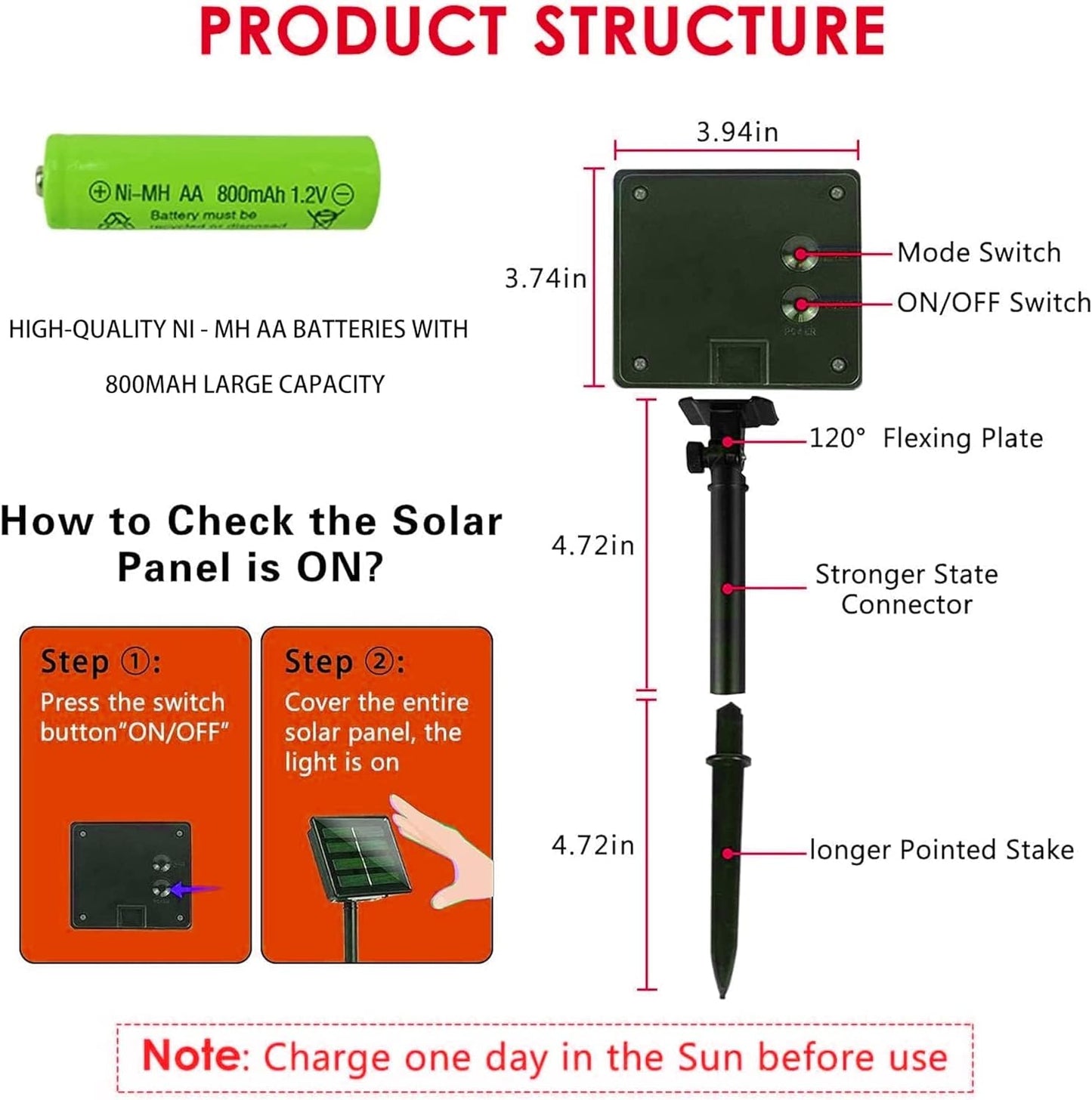 Dazzle Bright 4 Pack Solar String Lights Outdoor, Total 160FT 480LED Solar Powered Waterproof Fairy Lights 8 Modes, Silver Wire Lights for Christmas Patio Party Tree Yard Decoration (Warm White)